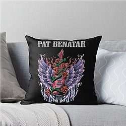 Pat Benatar Throw Pillow