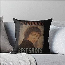 Art Pat Benatar Throw Pillow