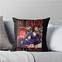 Pat Benatar Throw Pillow