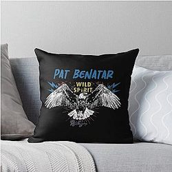 Art Pat Benatar Throw Pillow