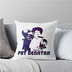 Art Pat Benatar Throw Pillow