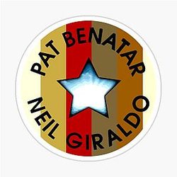 The Pat Benatar Logo Sticker
