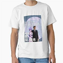 Rei Ayanami x Patrick Bateman Classic T-Shirt