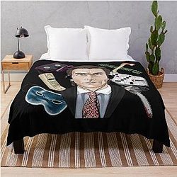 American Psycho - Patrick Bateman Throw Blanket