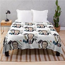 American Psycho Patrick Bateman Throw Blanket
