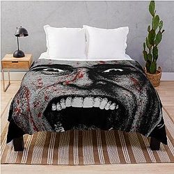 American Psycho Patrick Bateman Christian Bale Throw Blanket
