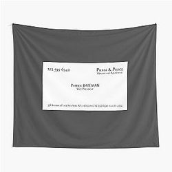 Patrick Bateman Business Card Tapestries