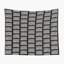 Patrick Bateman Business Card Version 2 Tapestry