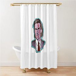 Patrick Bateman 80s Pop Art Shower Curtain