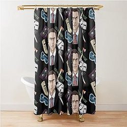 American Psycho Patrick Bateman Shower Curtain