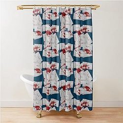 American Psycho - Patrick Bateman - Businessman - Blood Shower Curtain
