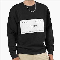 Patrick Bateman Business Card Sweatshirt