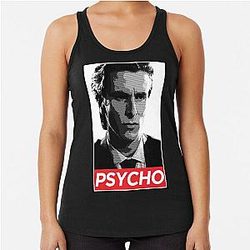 Patrick Bateman American Psycho Racer Tank Top
