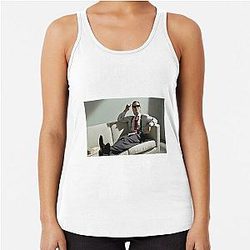 Patrick American Psycho Racerback Tank Top