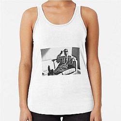 Patrick Bateman American Psycho Art Racerback Tank Top
