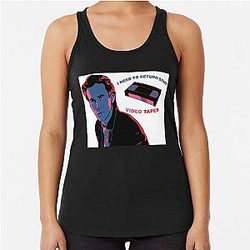 Patrick Bateman American Psycho Racer Tank Top