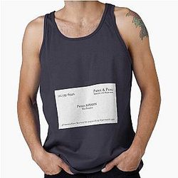Patrick Bateman Business Card T-Shirt