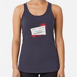 What would Patrick Bateman do Racer Tank Top