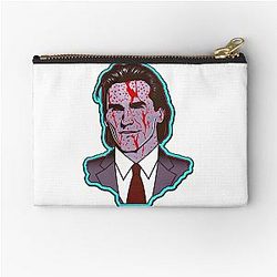 Patrick Bateman 80s Pop Art Zipper Pouch