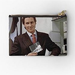 Patrick Bateman Zipper Pouch