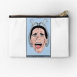 Patrick Bateman Tarot Card Zipper Pouch