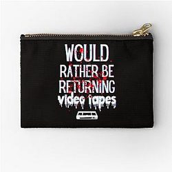 Would Rather Be Returning Video Tapes Patrick Bateman Pouch