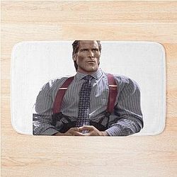Patrick Bateman Gigachad Memes Bathroom Mat