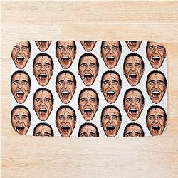 Christian Bale Patrick Bateman Bath Mat