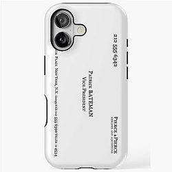 Patrick Bateman Business Card iPhone Case