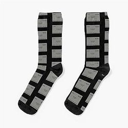 Patrick Bateman business card version Socks