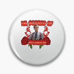I am scared of women Patrick Batman Pin