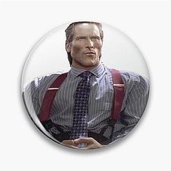 Patrick Bateman Gigachad Pin