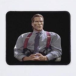 Patrick Bateman Gigachad Mousepad