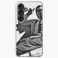 Patrick Bateman American Psycho Art Crosshatch Soft Case