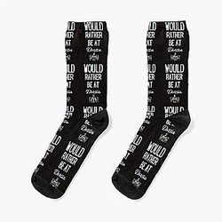 Would Rather Be at Dorsia Patrick Bateman Socks