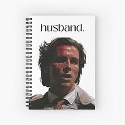 Husband Patrick Bateman Notebook