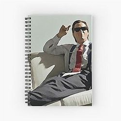 Patrick Bateman American Psycho Spiral Notebook