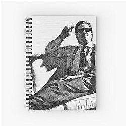 Patrick Bateman American Psycho Spiral Notebook