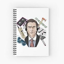 American Psycho Patrick Bateman Spiral Notebook