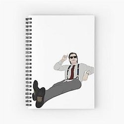 Patrick Bateman Music Spiral Notebook