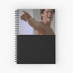 Patrick Bateman American Psycho Spiral Notebook