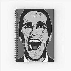 Patrick Bateman American Psycho Spiral Notebook
