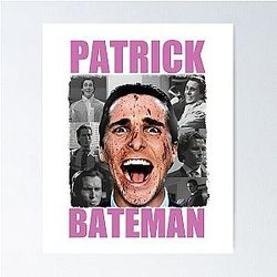 Patrick American Psycho Poster