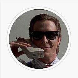 Patrick Bateman Essential Sticker