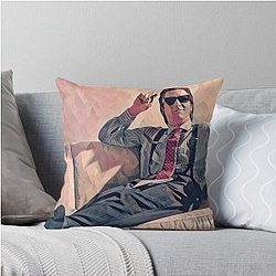 Patrick Bateman American Psycho Lounge Throw Pillow