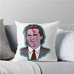 Patrick Bateman 80s Pop Art Throw Pillow