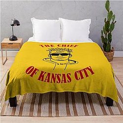 Patrick Mahomes KC Chiefs Throw Blanket