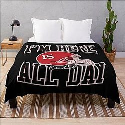 Patrick Mahomes Kansas City Throw Blanket