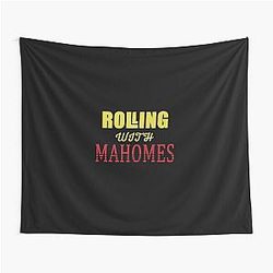 Rolling with Patrick Mahomes Tapestry