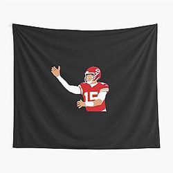 Patrick Mahomes Chiefs No look pass Tapestry